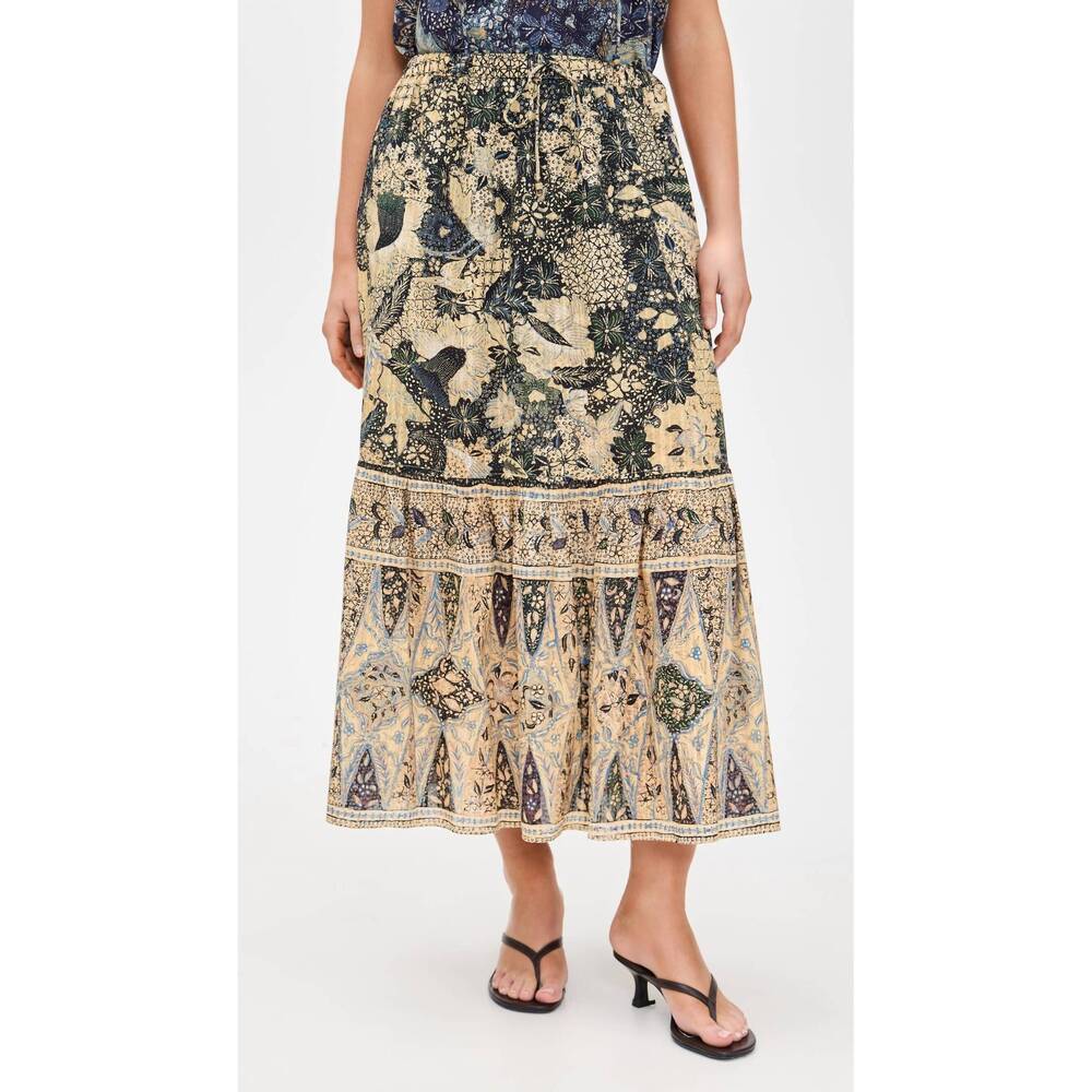 NEW ULLA JOHNSON olina skirt in bellflower